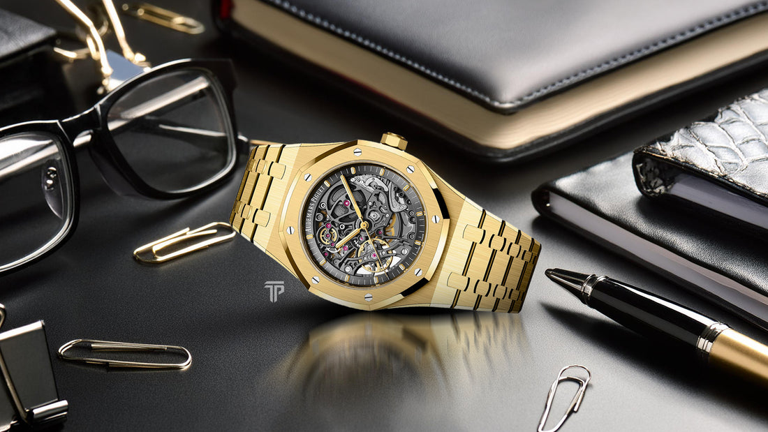 Gold Elegance: Audemars Piguet Royal Oak Double Balance Wheel