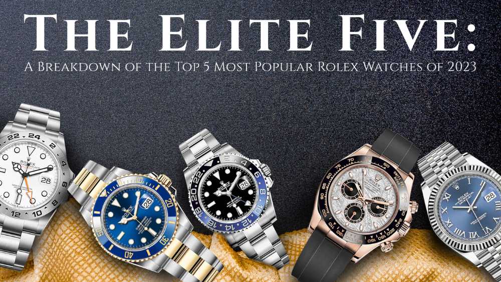 Top 5 rolex discount watches