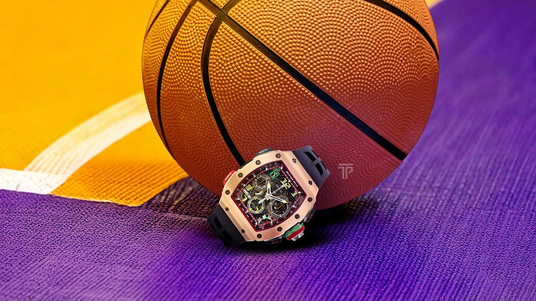 Richard Mille RM 65‑01 LeBron James watch merging Lakers gold and Akron influence – RM 65-01 LeBron James homage timepiece