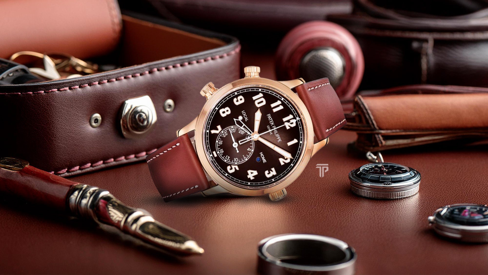 Rose Gold Meets Brown in the Patek Philippe Calatrava 5524R – TPT