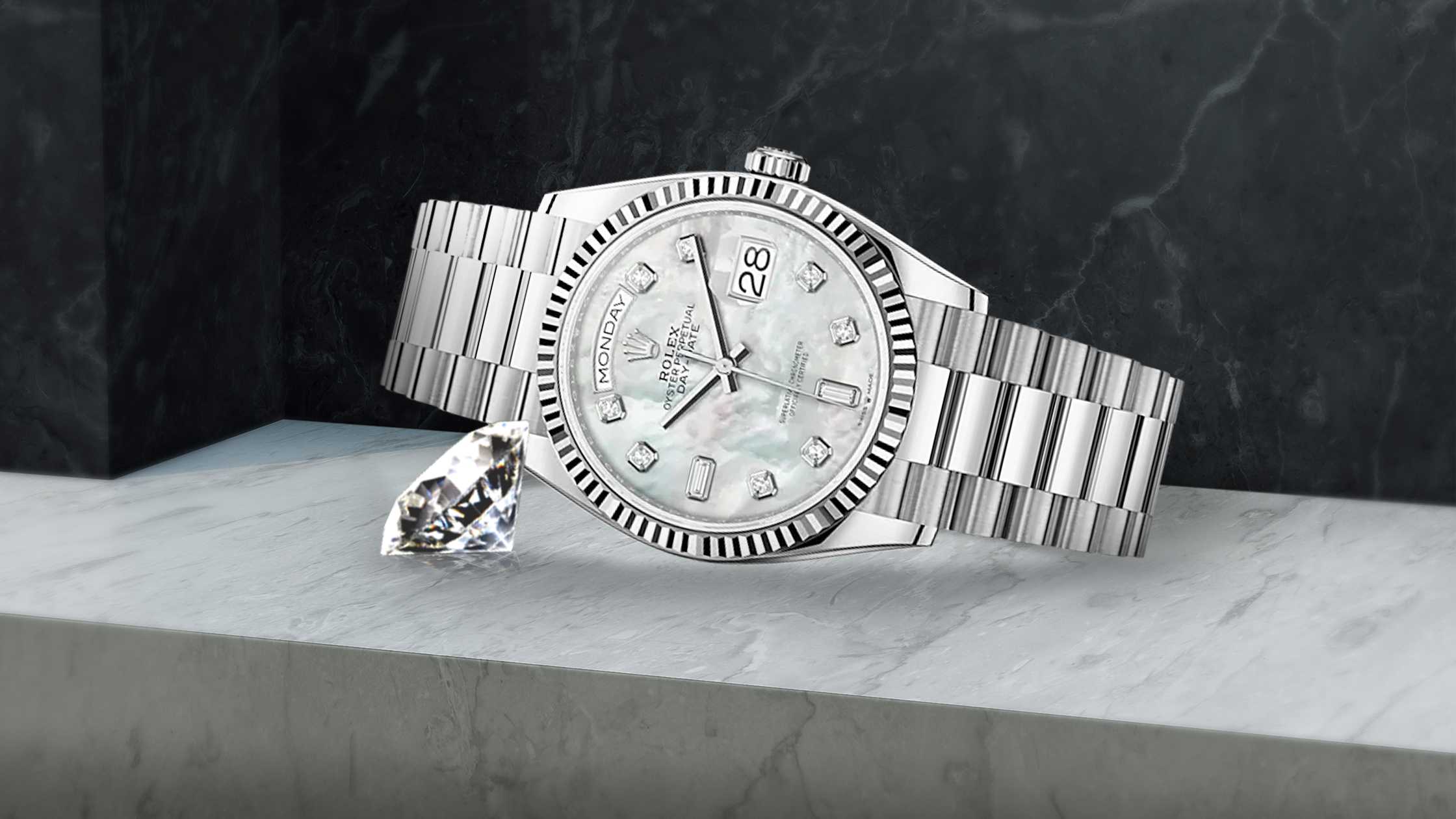 The Exquisite Rolex 128239 0007 Oyster Perpetual Day Date TPT