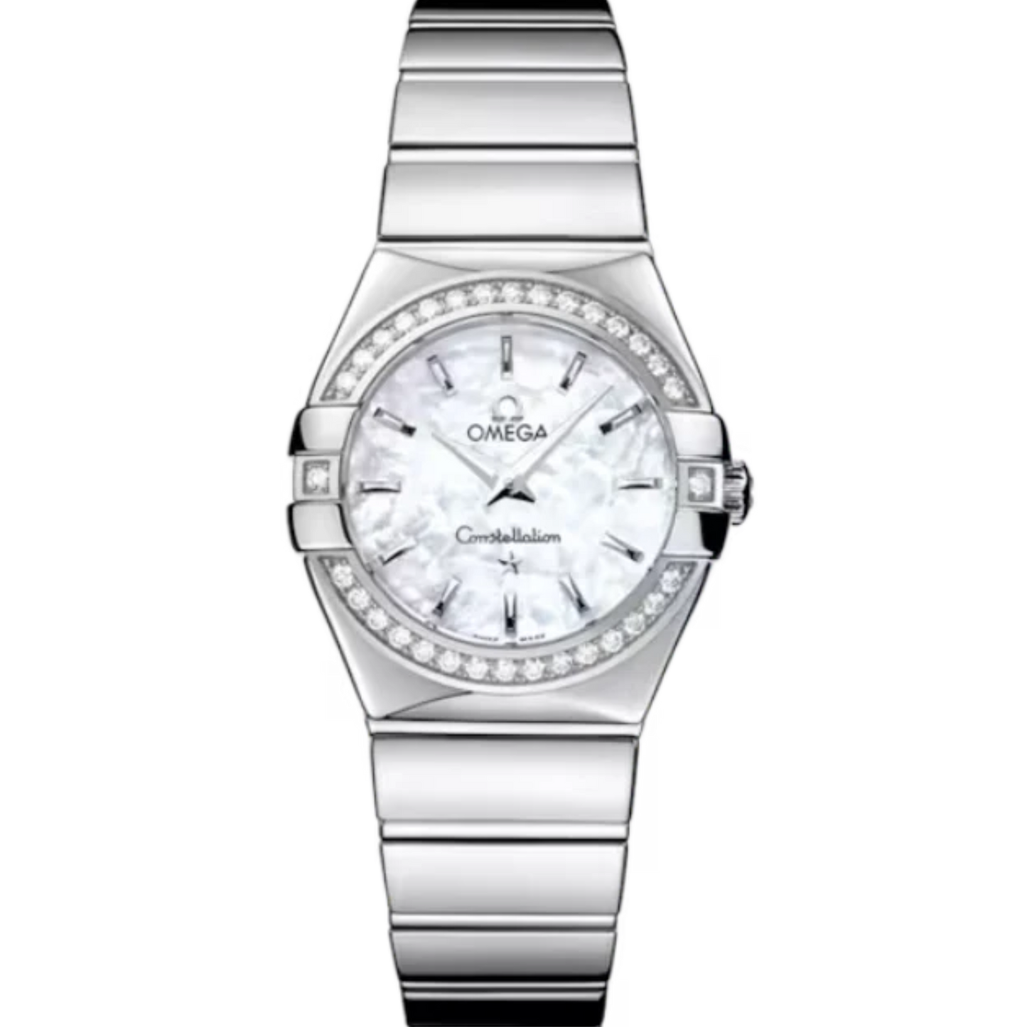 CONSTELLATION 27 MM STAINLESS STEEL WITH MOTHER OF PEARL DIAL