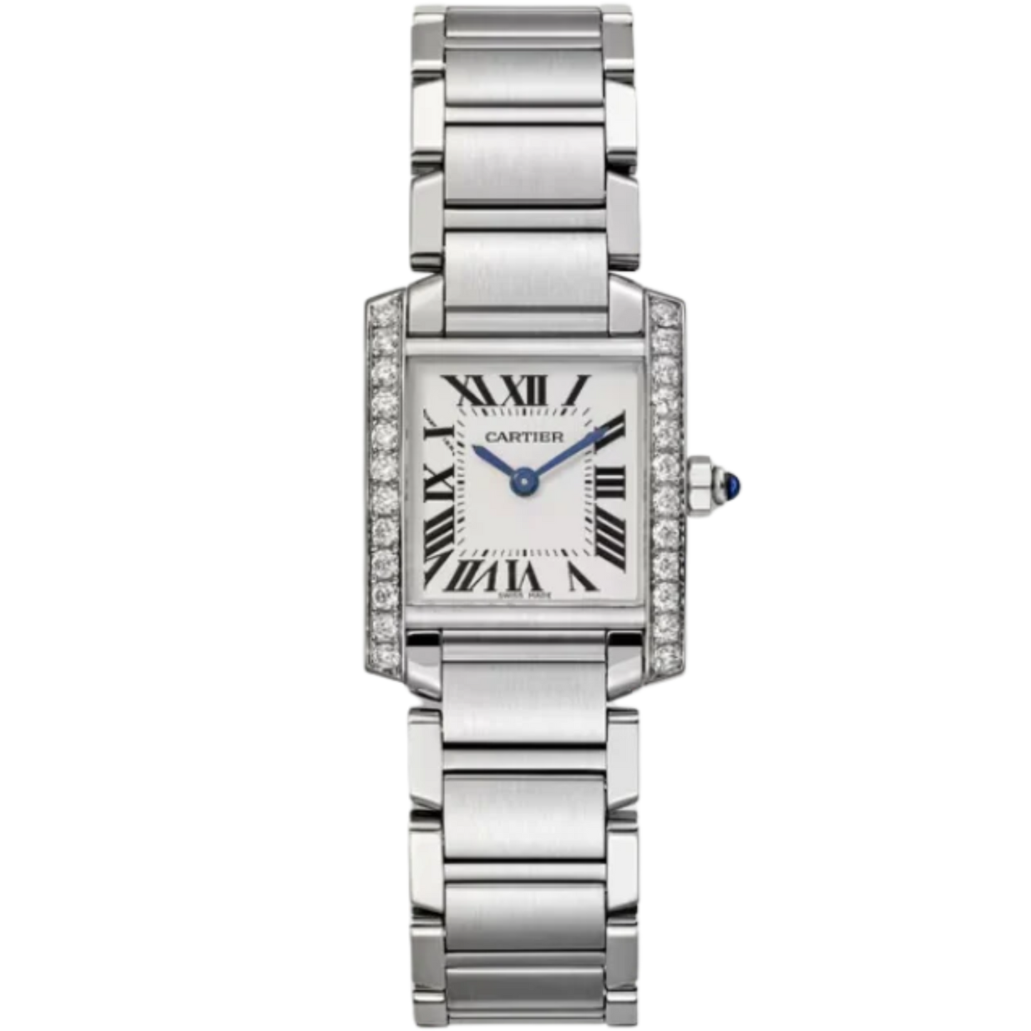 TANK 25 mm FRANÇAISE WATCH SILVER STAINLESS STEEL