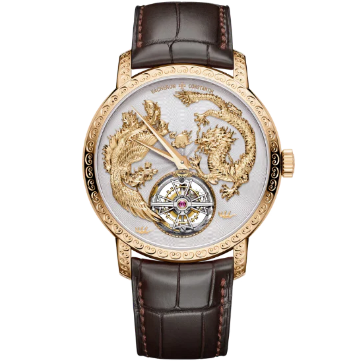 TRADITIONNELLE TOURBILLON 41 MM ROSE GOLD WITH GUILLOCHE DIAL