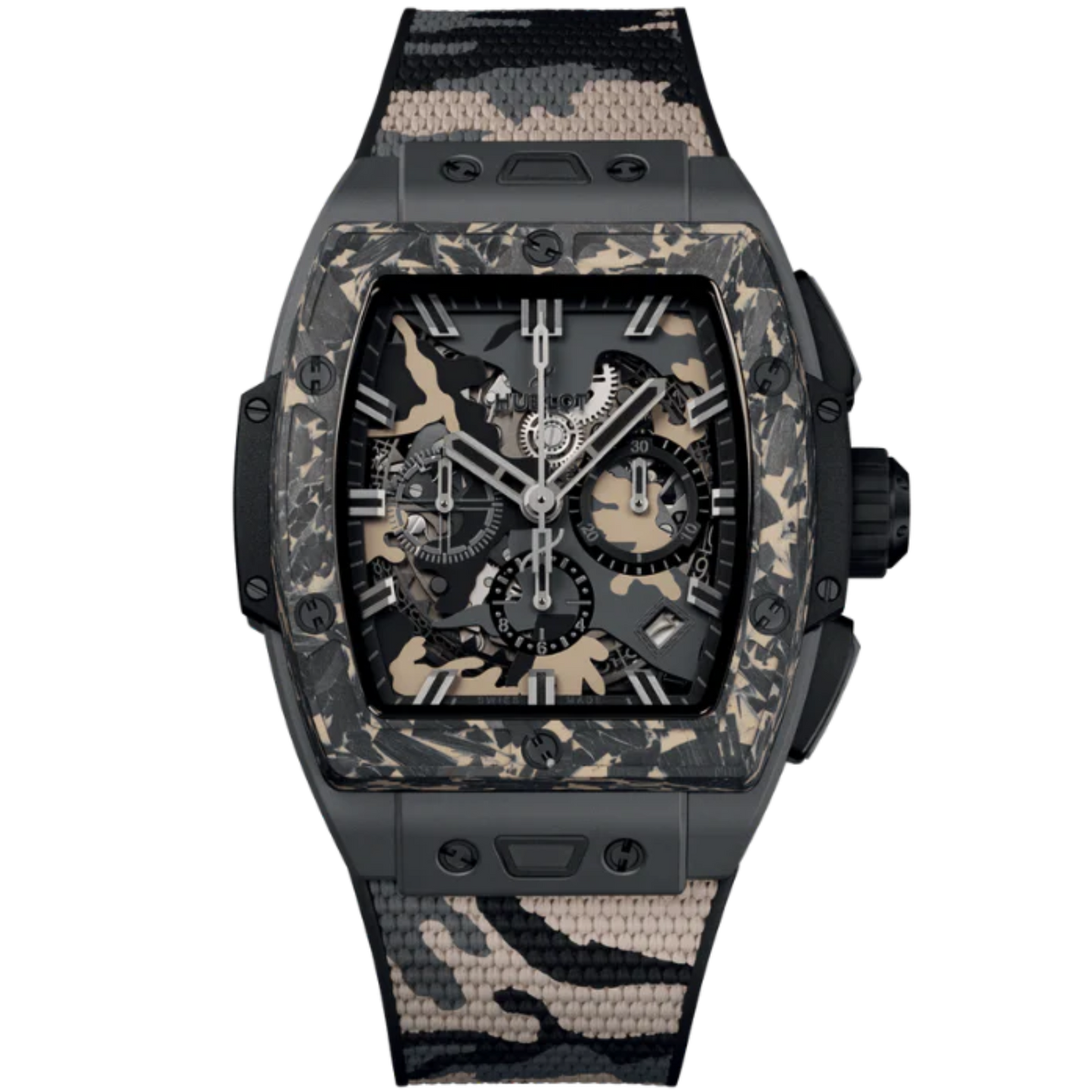 SPIRIT OF BIG BANG 42 MM CERAMIC CARBON BEIGE CAMO