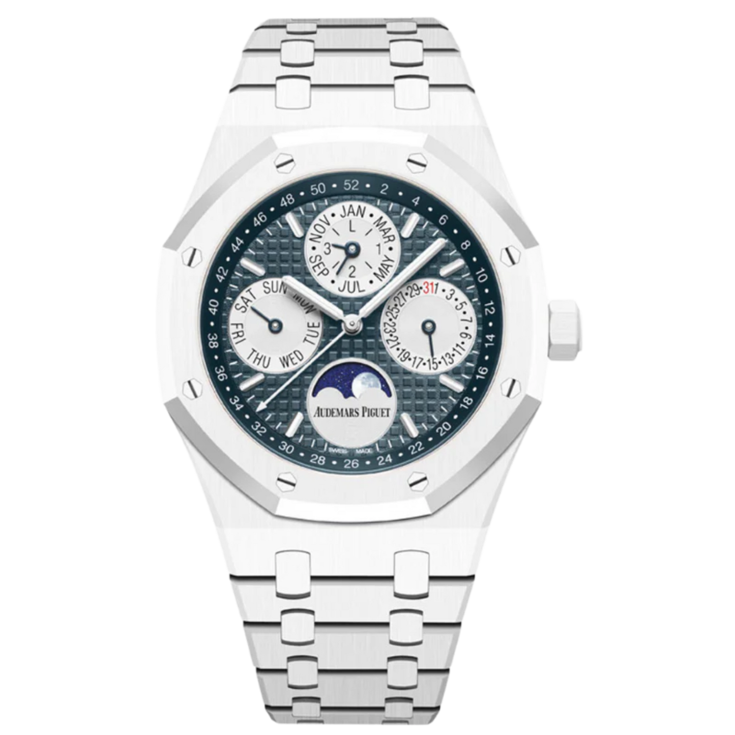 Audemars Piguet Ref. 26579CB.OO.1225CB.01 White Ceramic Perpetual Calendar