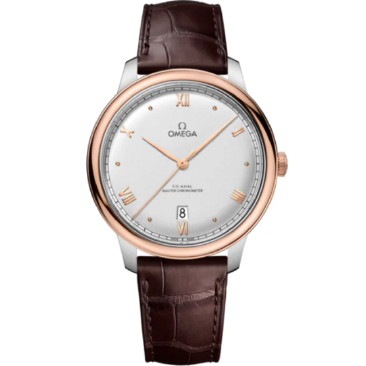 DE VILLE PRESTIGE 40 MM STAINLESS STEEL - SEDNA™ GOLD WITH SILVER DIAL