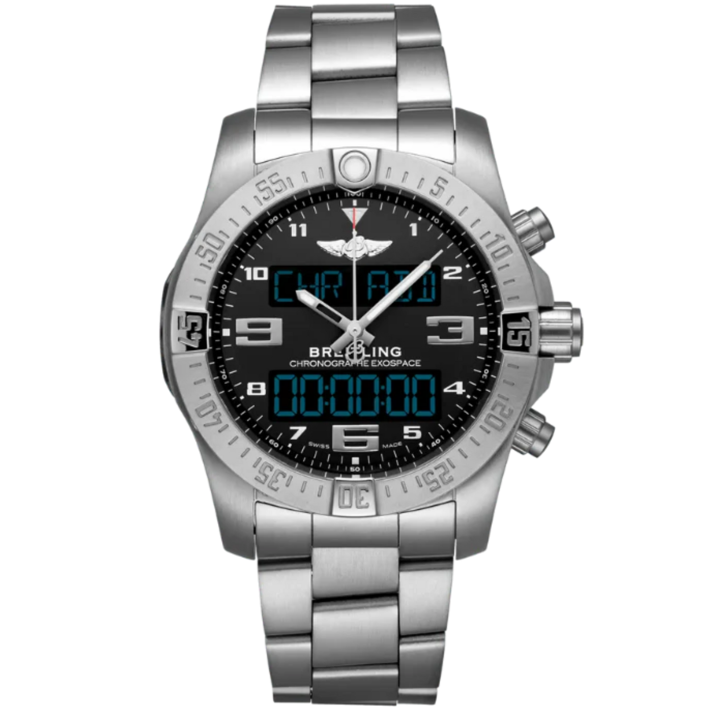 EXOSPACE B55 46 MM TITANIUM WITH BLACK DIAL