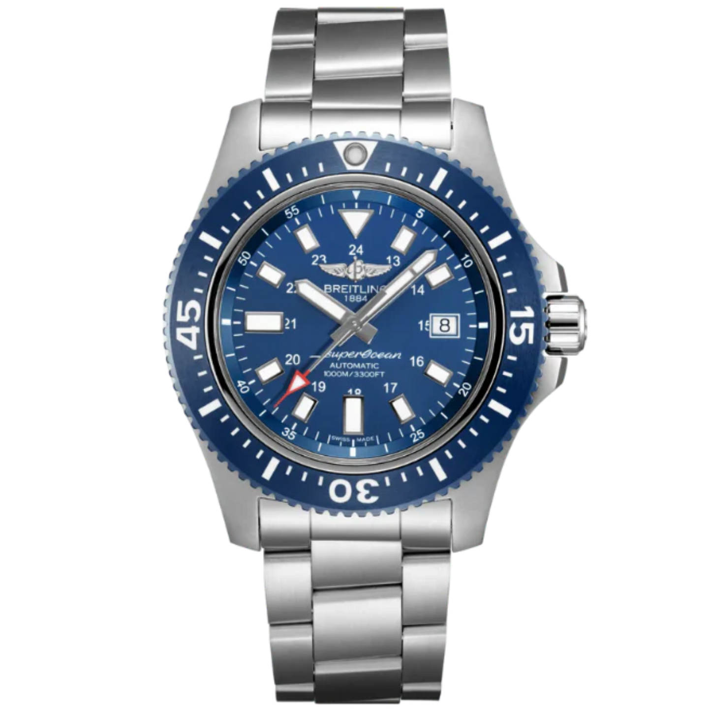 SUPEROCEAN SPECIAL 44 MM STAINLESS STEEL WITH BLUE DIAL