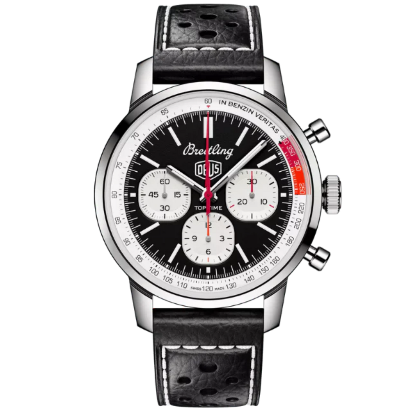 TOP TIME B01 DEUS 41 MM STAINLESS STEEL WITH BLACK DIAL