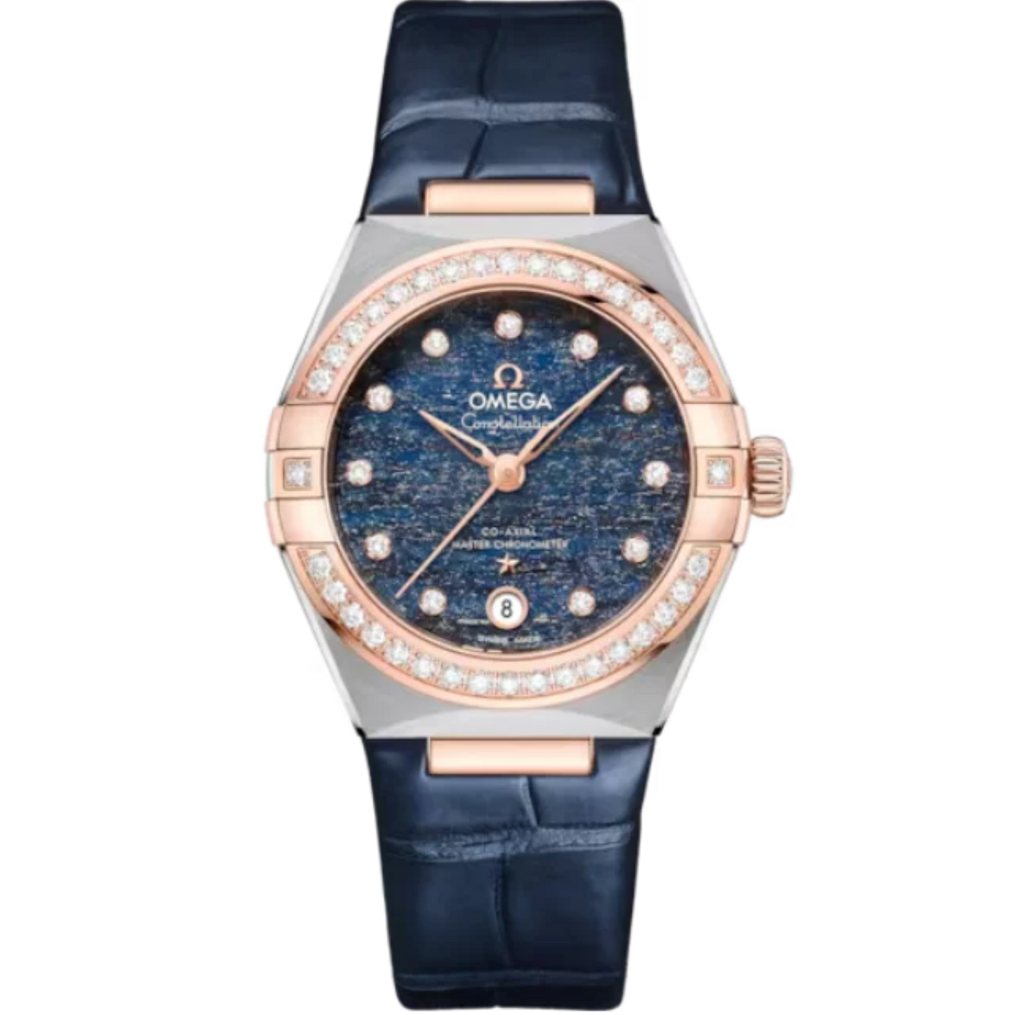 CONSTELLATION 29 MM STAINLESS STEEL - SEDNA™ GOLD WITH BLUE DIAL