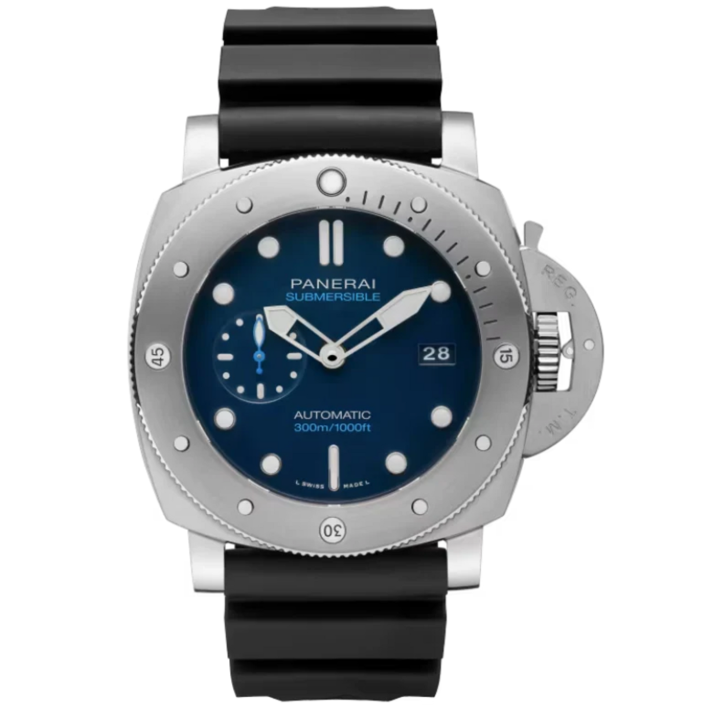 SUBMERSIBLE BMG-TECH™ PAM02692 47 MM TITANIUM WITH BLUE DIAL