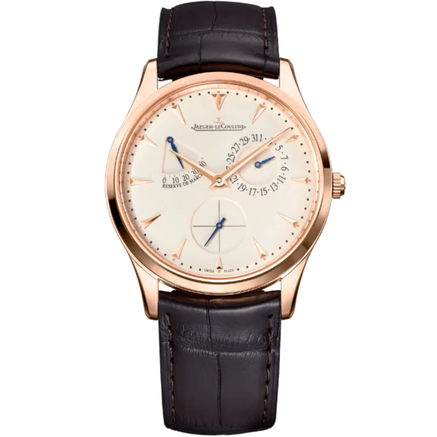 MASTER ULTRA THIN POWER RESERVE 39 MM 18K ROSE GOLD WITH EGGSHELL BEIGE DIAL