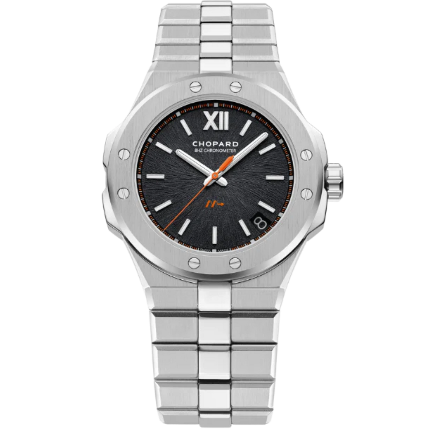 ALPINE EAGLE CADENCE 8HF 41 MM TITANIUM WITH BLACK DIAL