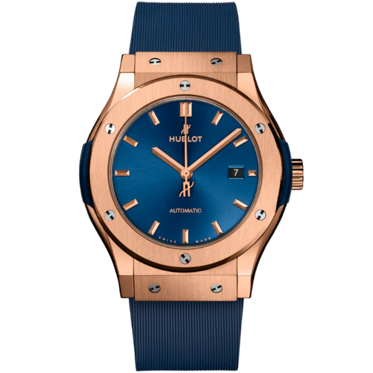 CLASSIC FUSION 3-HANDS 42MM KING GOLD BLUE