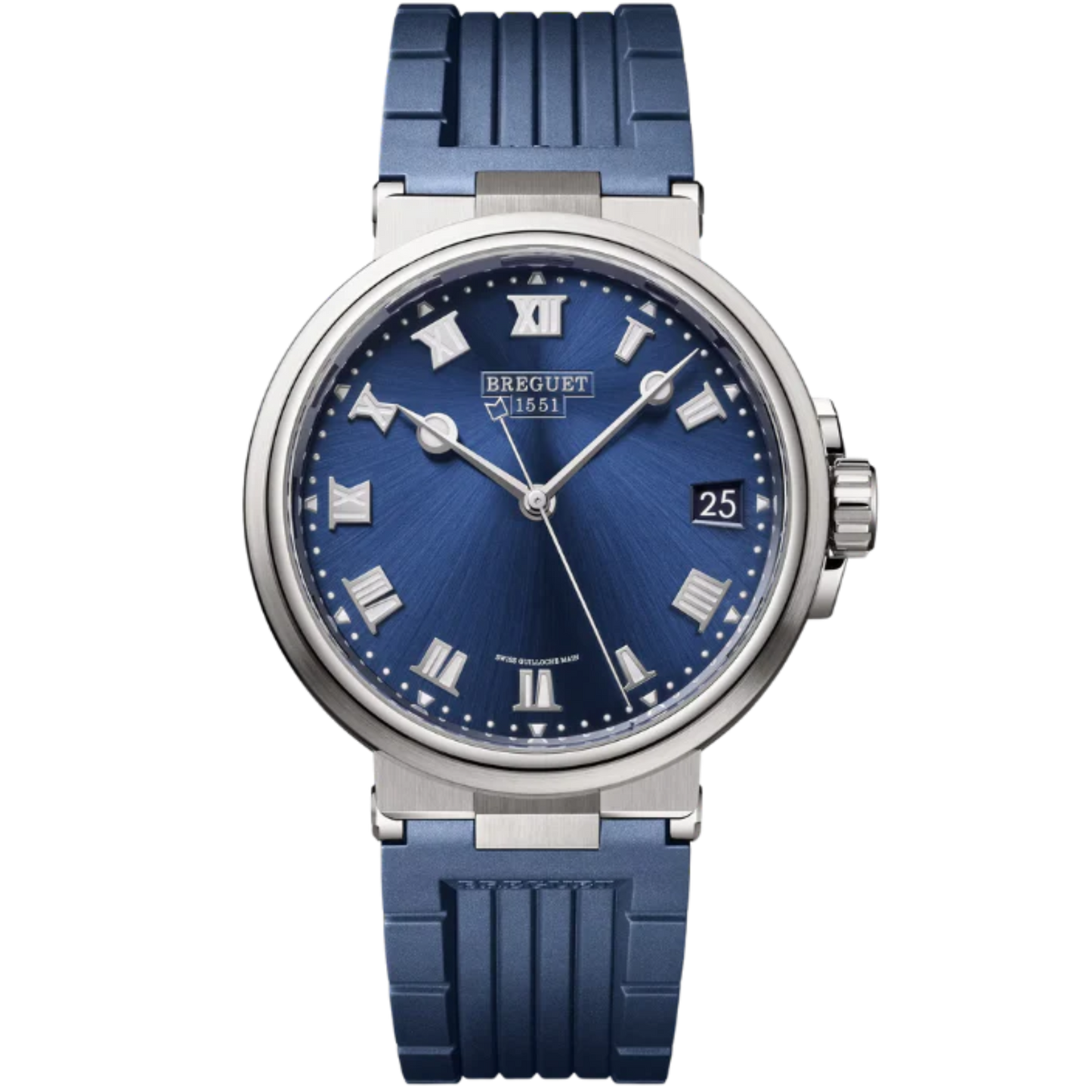MARINE 5517 40 TITANIUM WITH SUNBURST BLUE DIAL