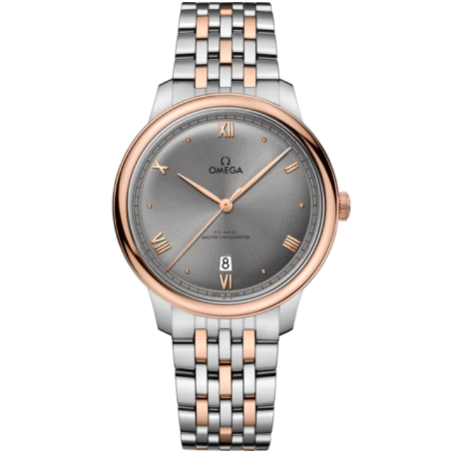 DE VILLE PRESTIGE 40 MM STAINLESS STEEL - SEDNA™ GOLD WITH GREY DIAL