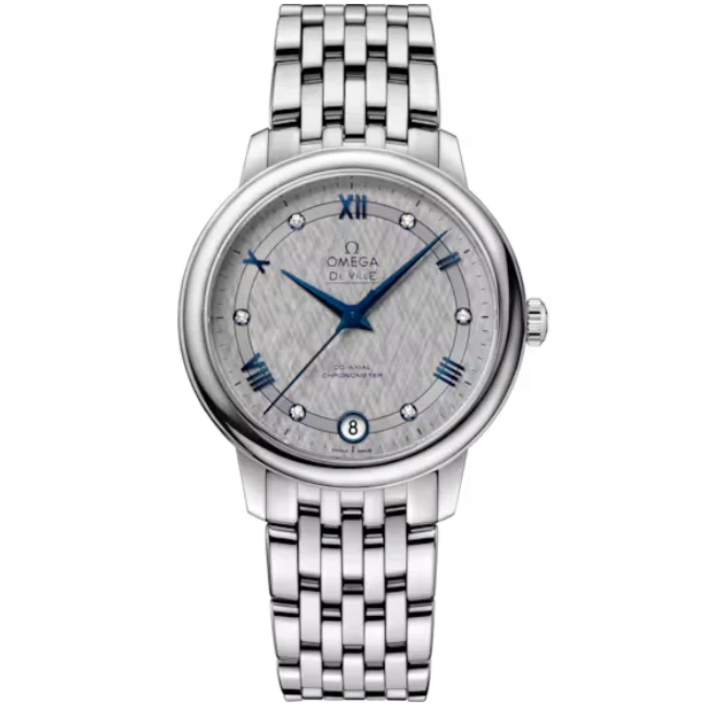 DE VILLE PRESTIGE 33 MM STAINLESS STEEL WITH GREY DIAL