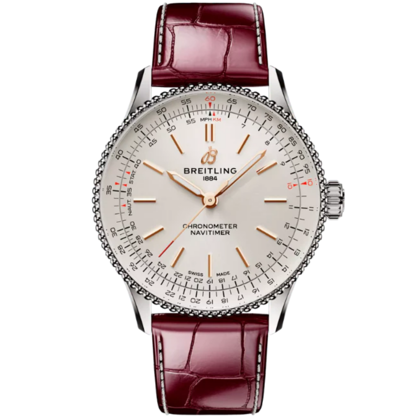 NAVITIMER AUTOMATIC 36 MM STAINLESS STEEL WITH CREAM DIAL