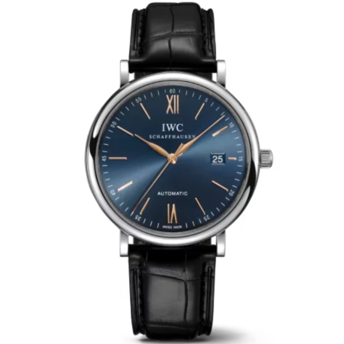 PORTOFINO AUTOMATIC 40 MM STAINLESS STEEL WITH BLUE DIAL