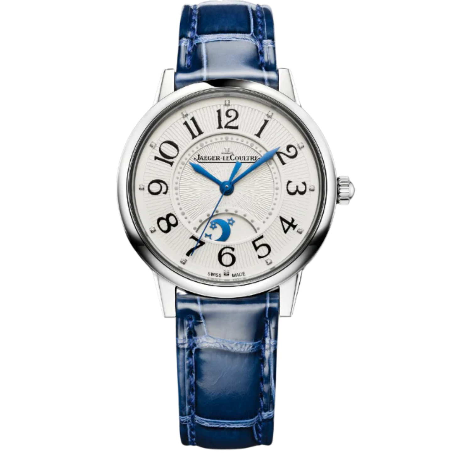 RENDEZ-VOUS CLASSIC NIGHT & DAY 34 MM STAINLESS STEEL WITH SILVER GREY GUILLOCHE DIAL
