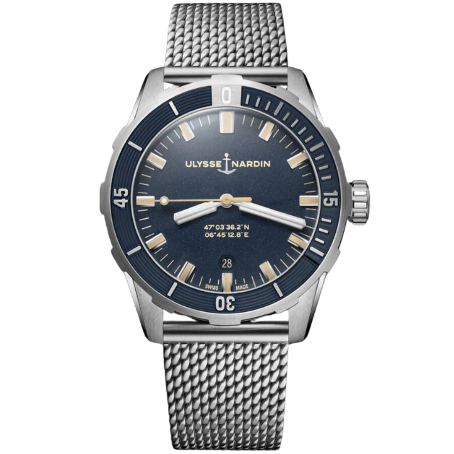 DIVER 42 MM STAINLESS STEEL WITH BLUE DIAL