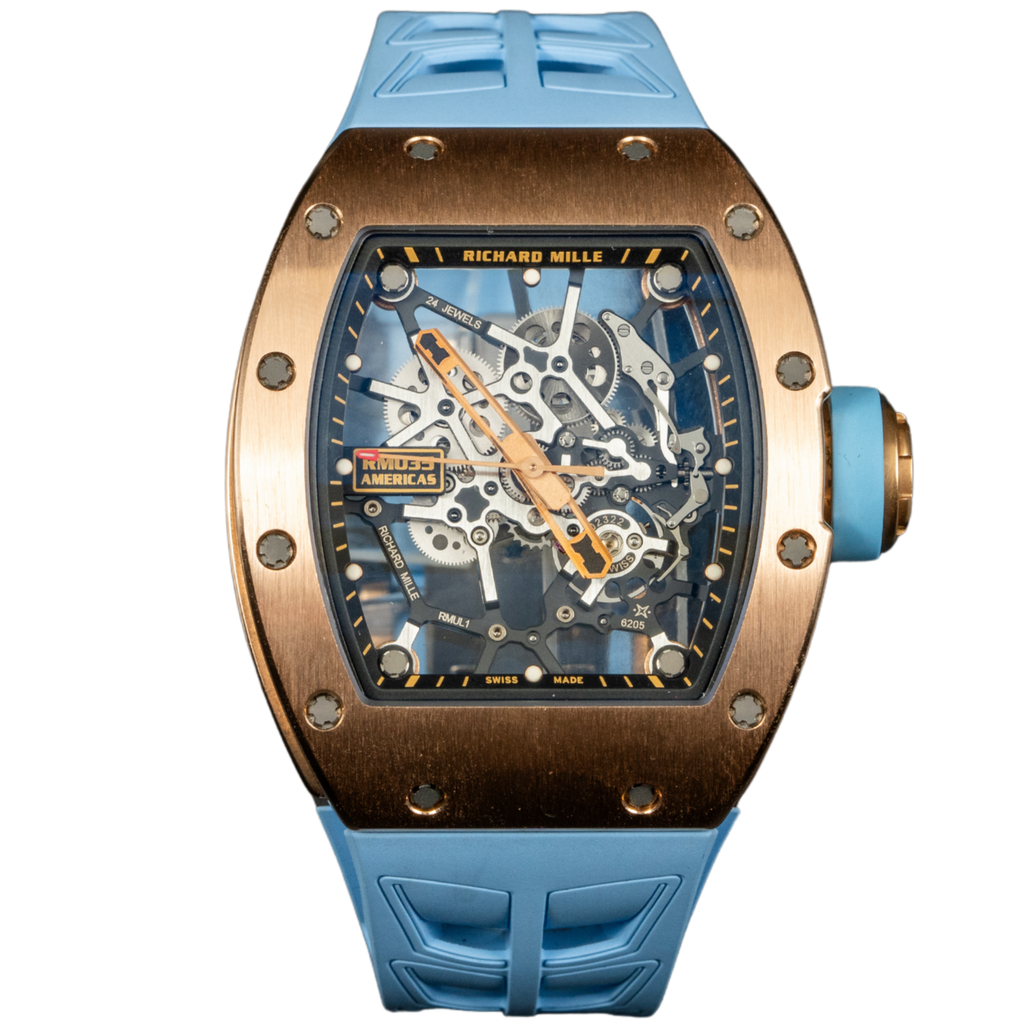 Richard Mille RM035 Rafael Nadal "Americas Edition" Rose Gold Skeleton (LIMITED 50 Pieces)