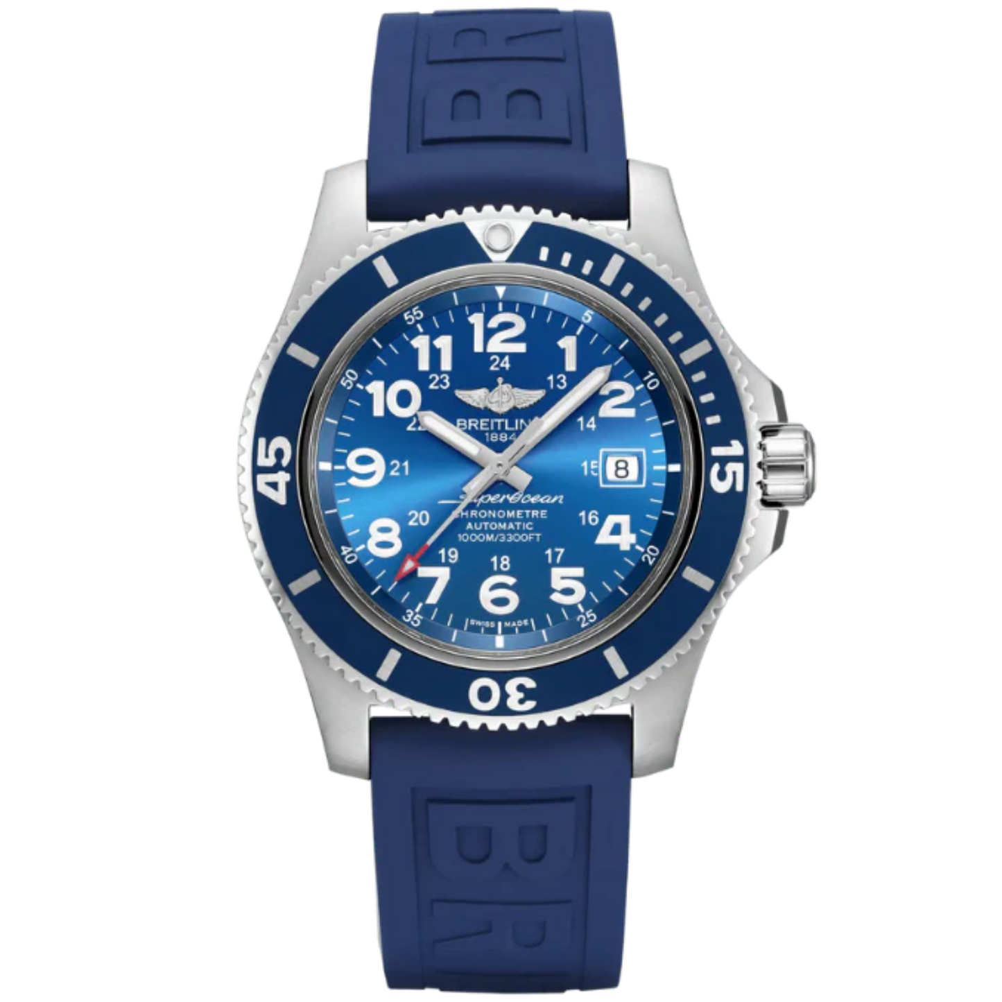 SUPEROCEAN II 44 STAINLESS STEEL WITH BLUE DIAL