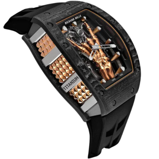 RM 66 Manual Winding Flying Tourbillon Rubber Strap Carbon TPT Case