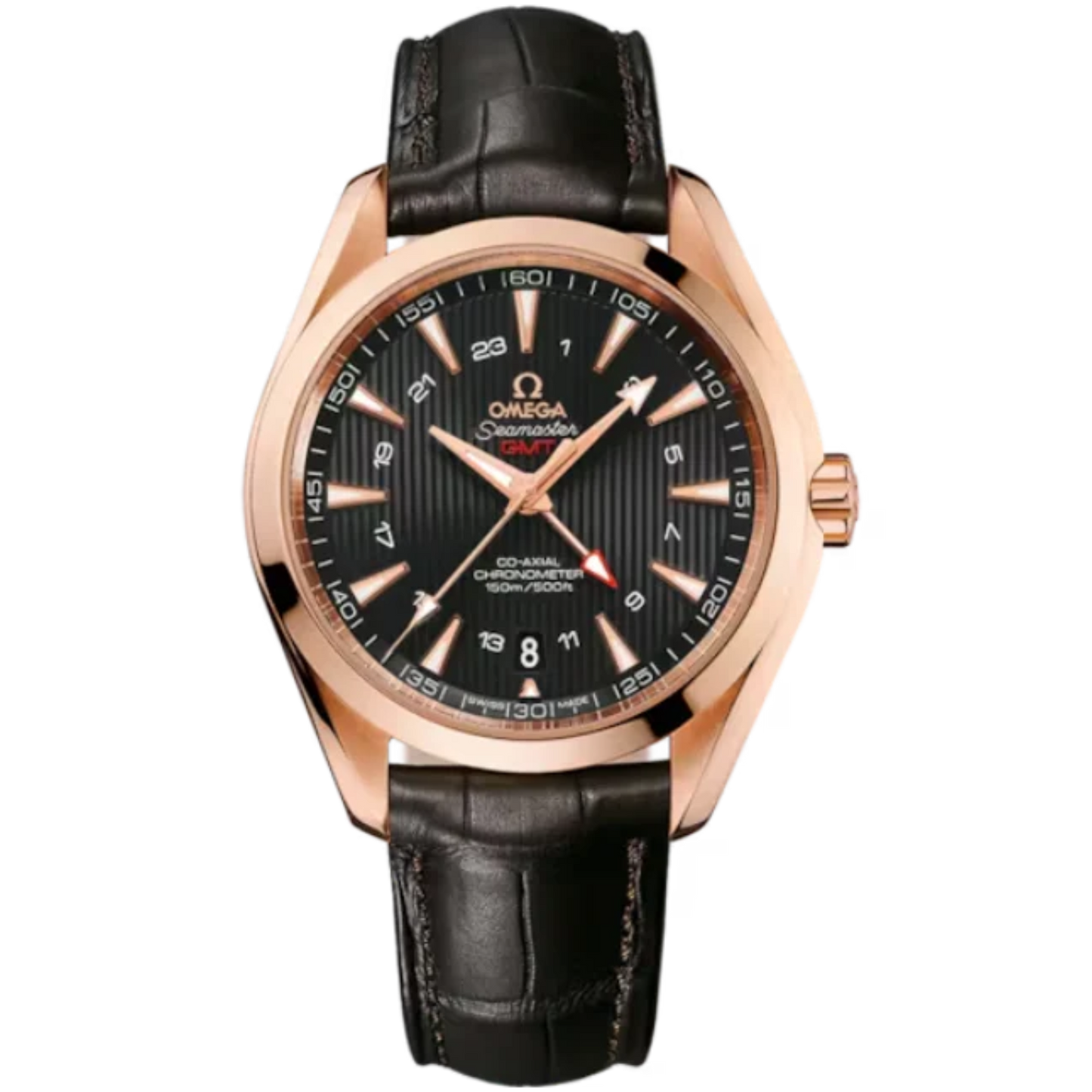 SEAMASTER AQUA TERRA 150M GMT 43 MM RED GOLD WITH GREY DIAL