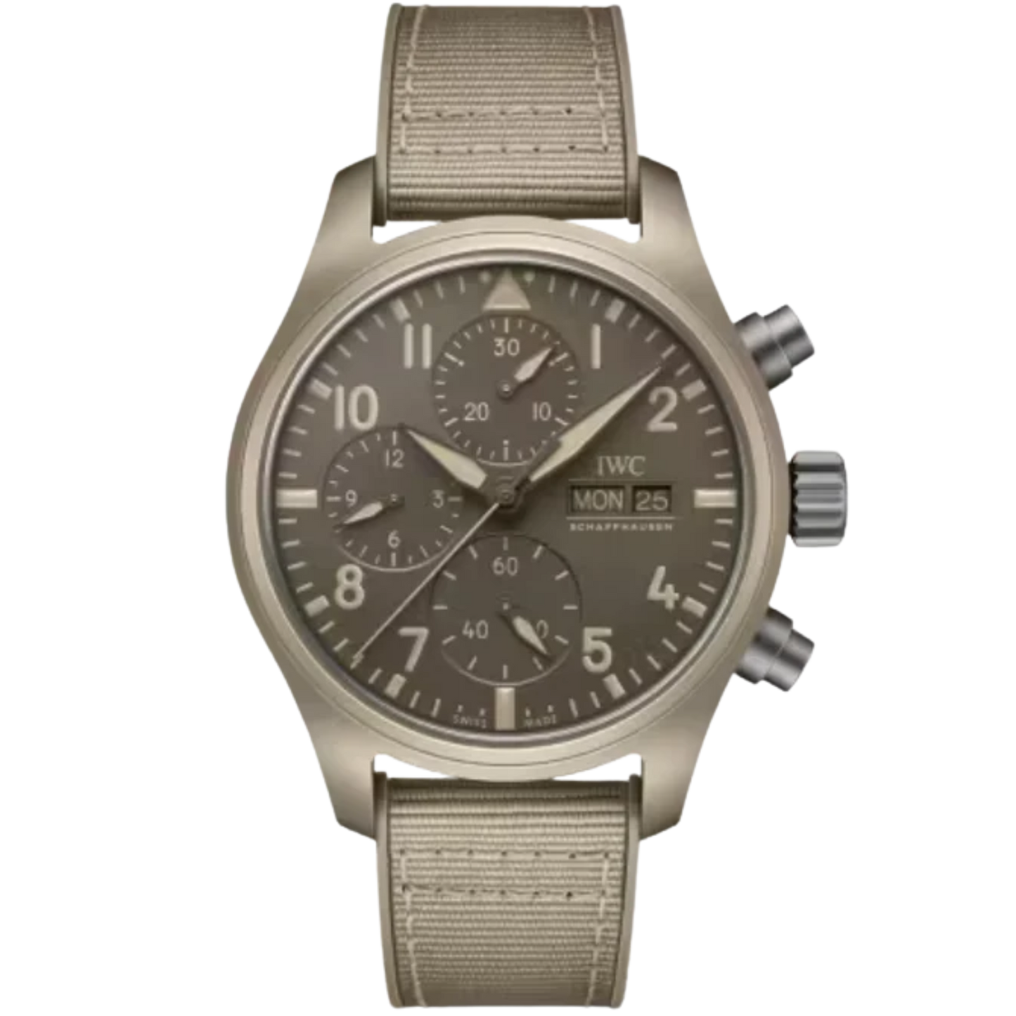 PILOT’S WATCH CHRONOGRAPH TOP GUN MOJAVE DESERT 42 MM CERAMIC WITH BROWN DIAL