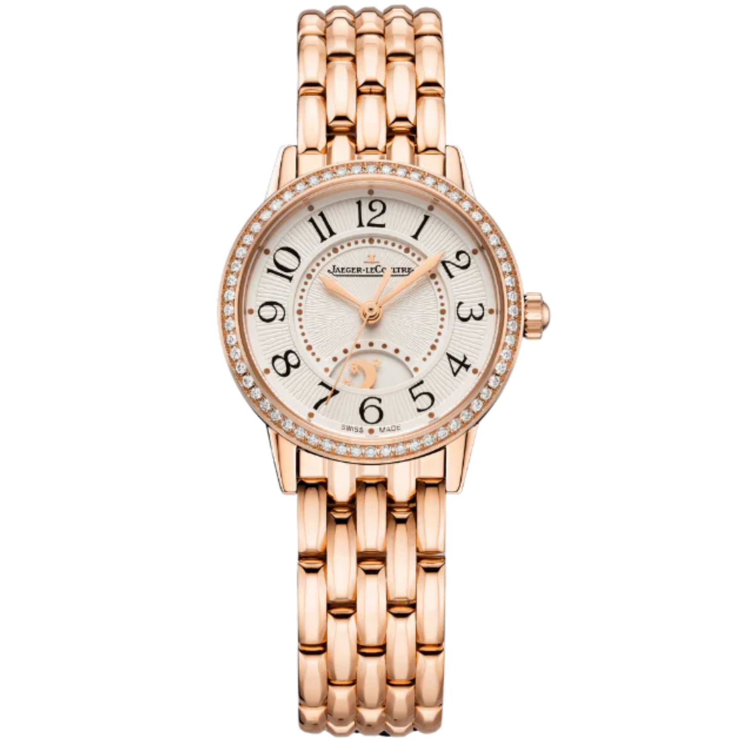 RENDEZ-VOUS CLASSIC NIGHT & DAY 29 MM 18K ROSE GOLD WITH SILVER GREY GUILLOCHE DIAL