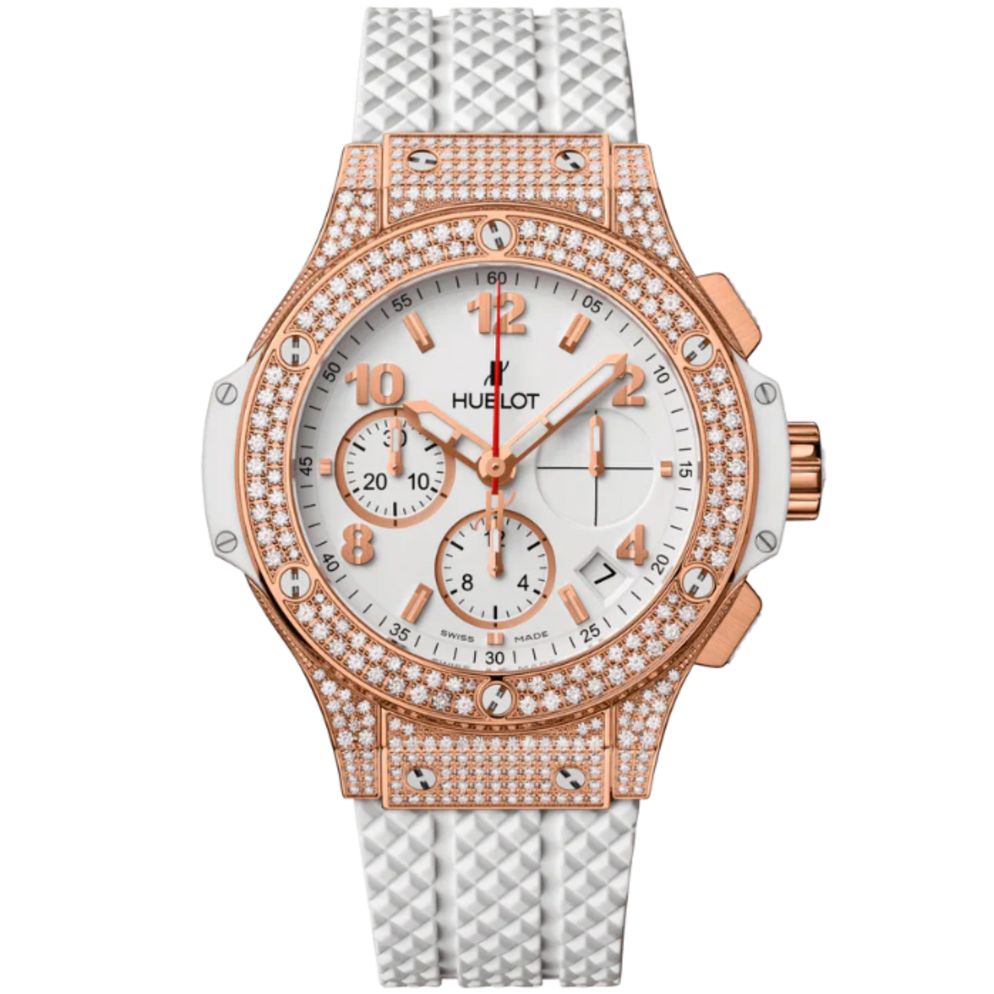 Big Bang 41mm GOLD WHITE PAVÉ