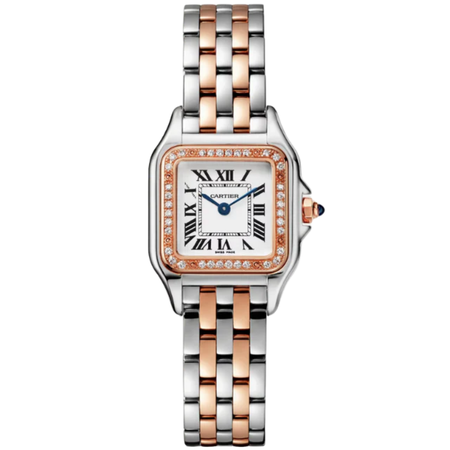 PANTHERE DE CARTIER 30 MM 18K ROSE GOLD WITH SILVER DIAL