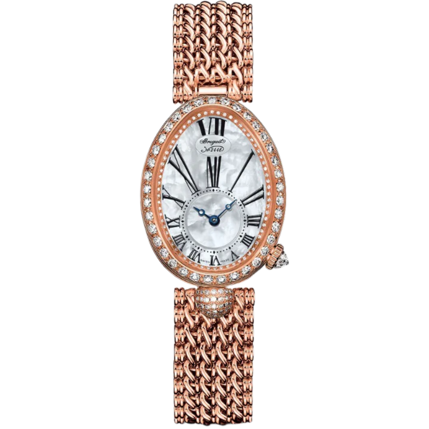 REINE DE NAPLES 8928 33 MM ROSE GOLD WITH MOTHER OF PEARL DIAL