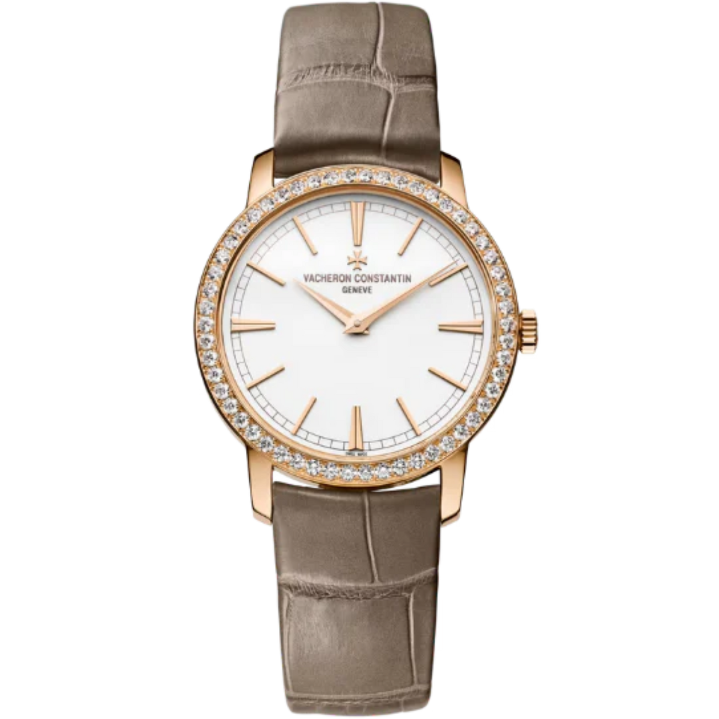 TRADITIONNELLE MANUAL WINDING 33 MM ROSE GOLD WITH WHITE BRASS DIAL