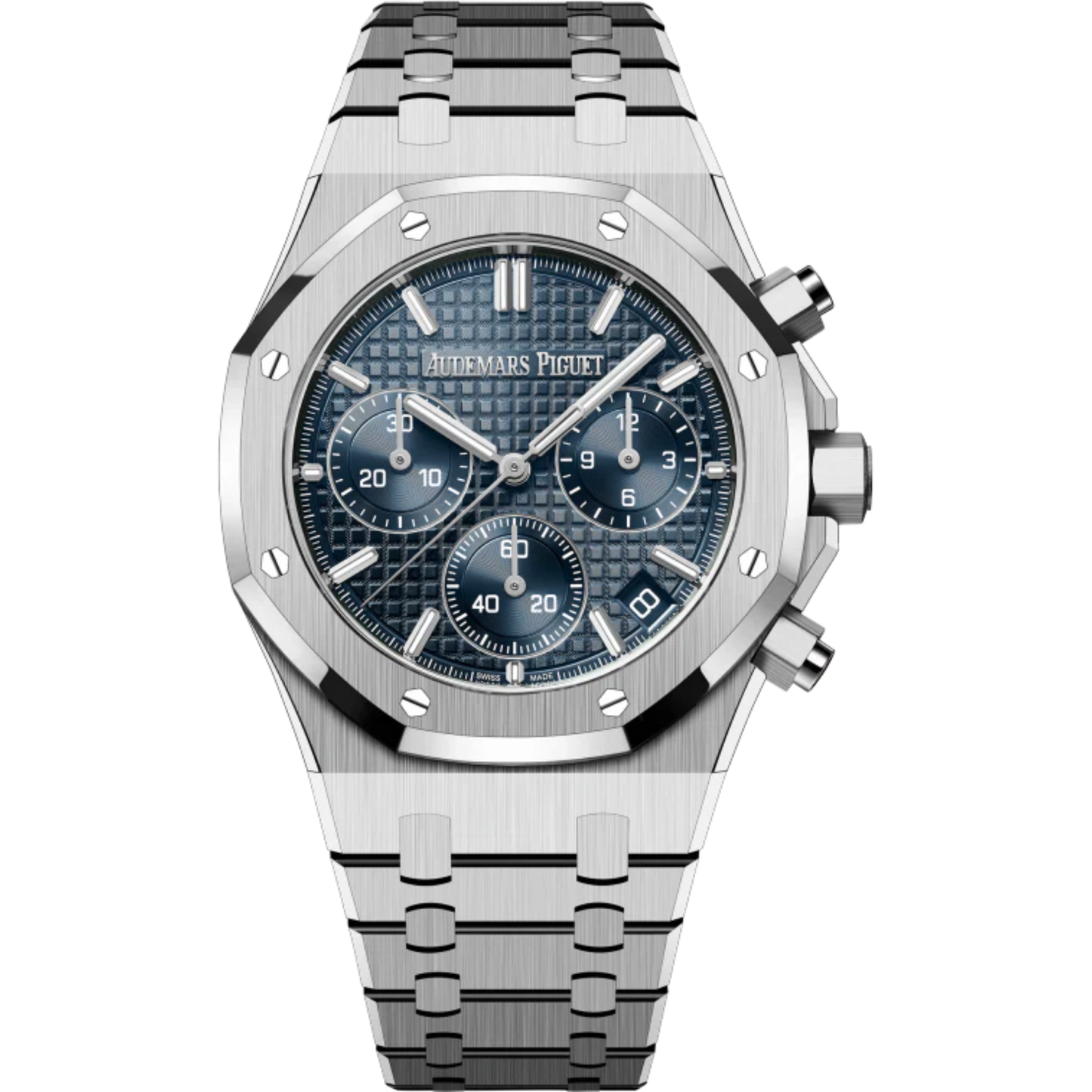 Audemars Piguet Royal Oak Chronograph Ref. 26240ST.OO.1320ST.01 41MM Stainless Steel Bracelet Bleu Nuit Nuage 50 Dial