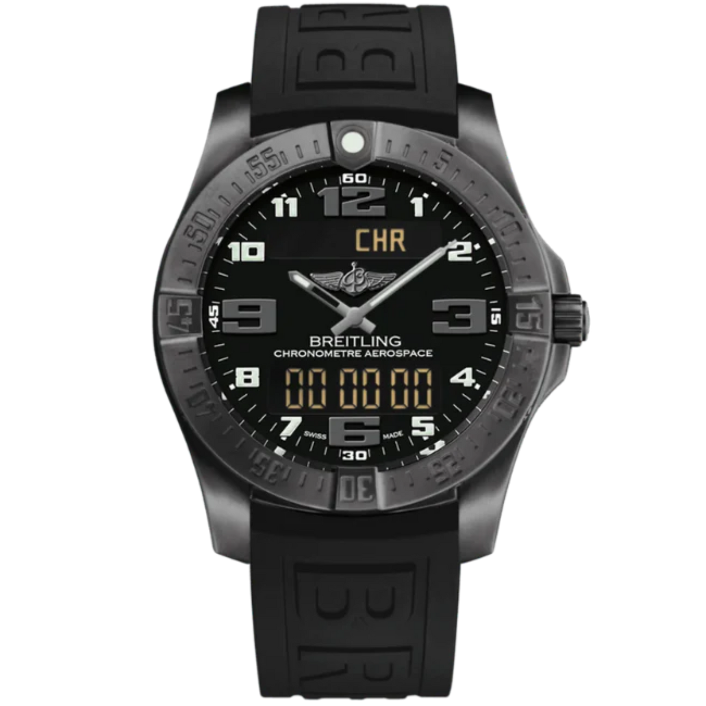 AEROSPACE EVO 43 MM DLC-COATED TITANIUM WITH BLACK DIAL