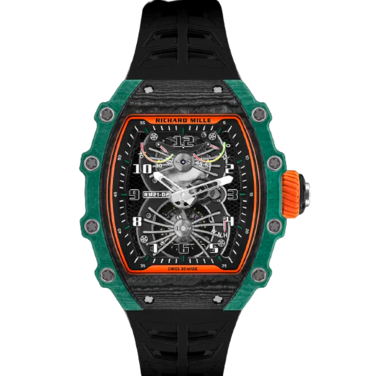 RM 21-02 Manual Winding Tourbillon Aerodyne Limited Edition Automatic Rubber Carbon Case
