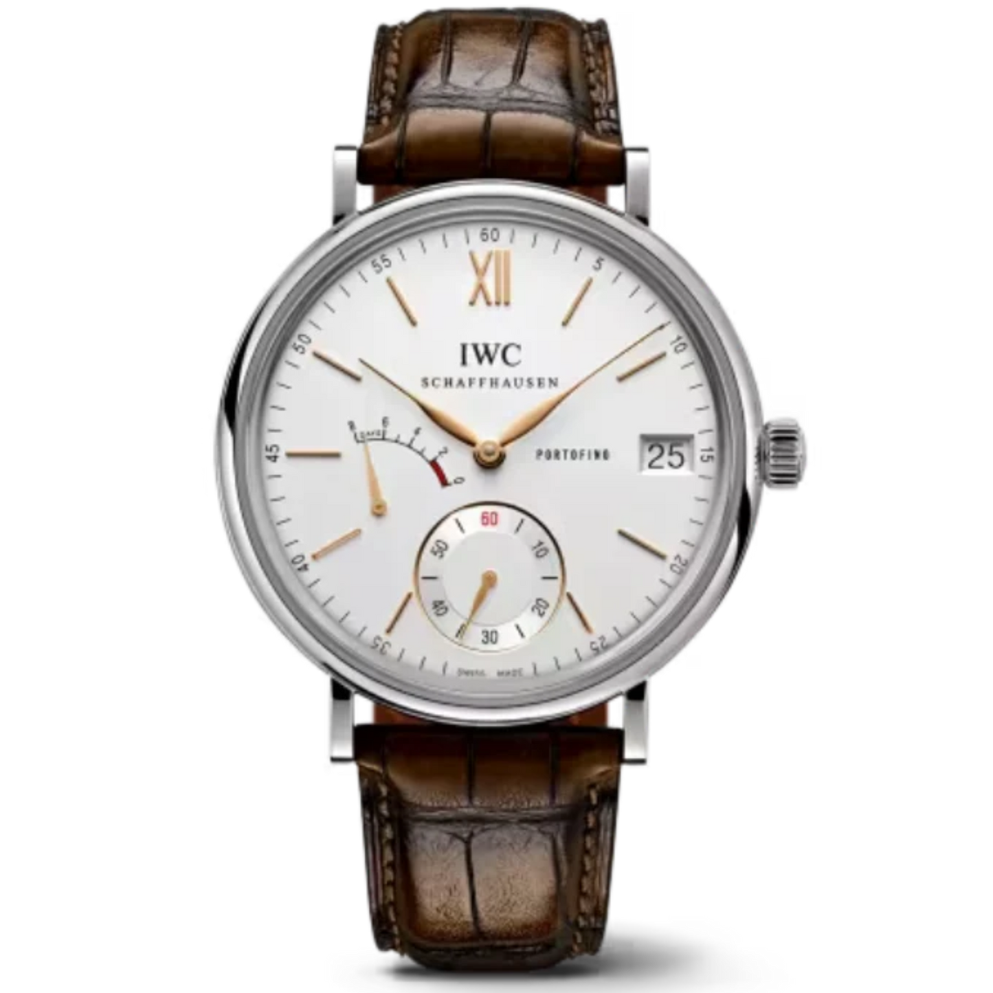 PORTOFINO HAND-WOUND EIGHT DAYS 45 MM STAINLESS STEEL WITH SILVER DIAL