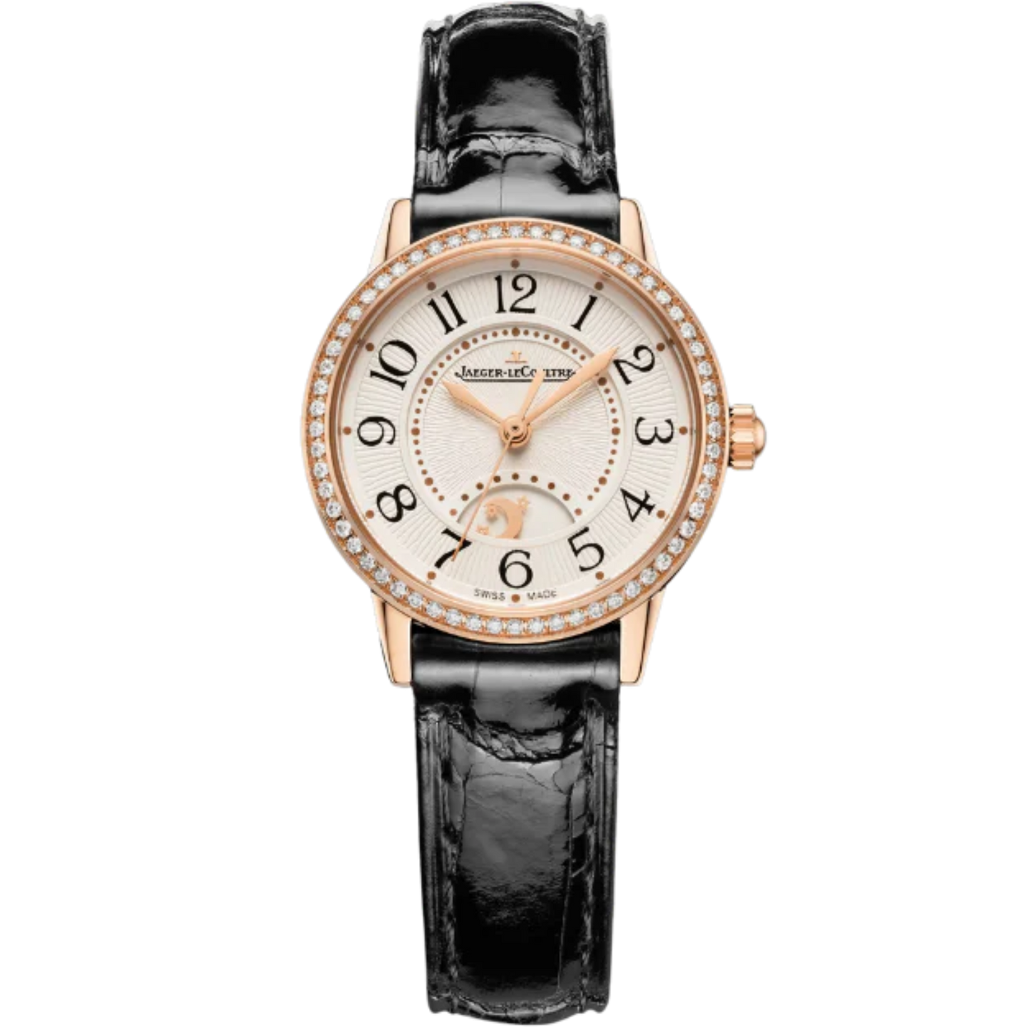 RENDEZ-VOUS CLASSIC NIGHT & DAY 29 MM 18K ROSE GOLD WITH SILVER GREY GUILLOCHE DIAL
