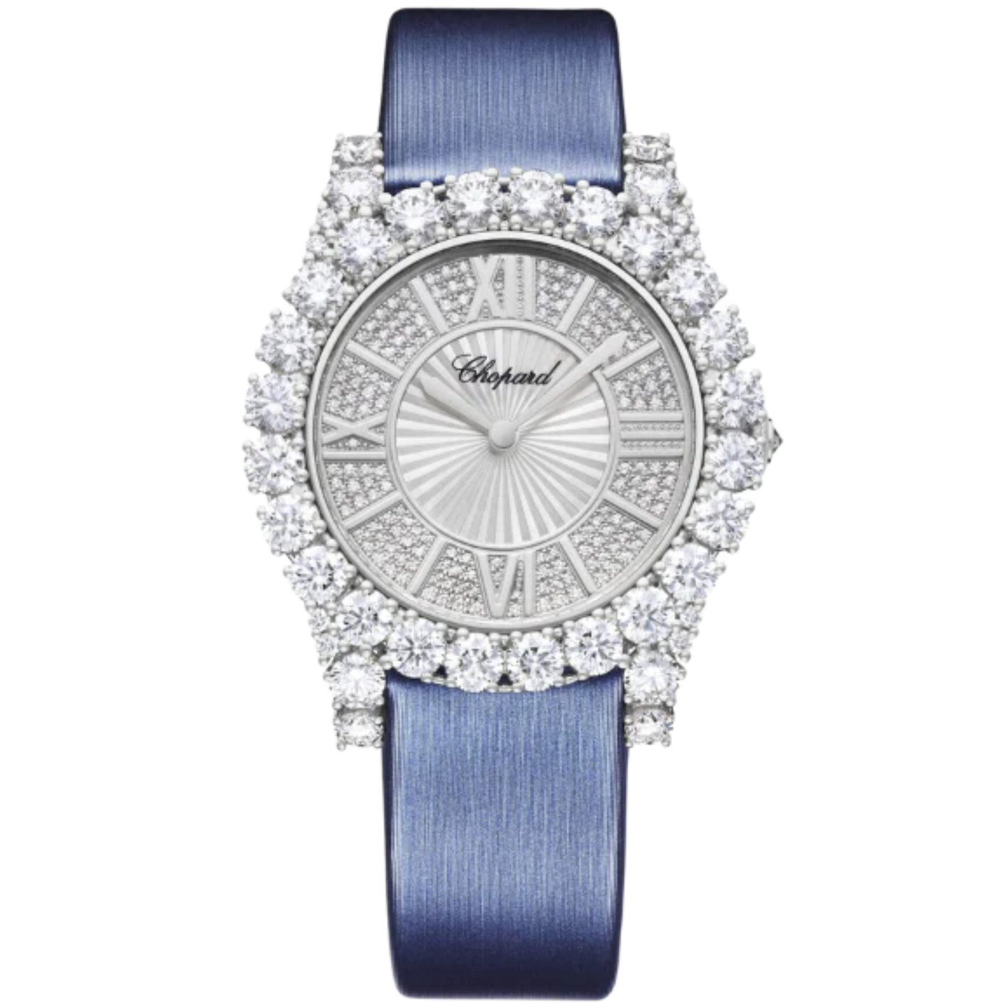 L'HEURE DU DIAMANT 36 MM ETHICAL WHITE GOLD WITH MOTHER OF PEARL DIAL