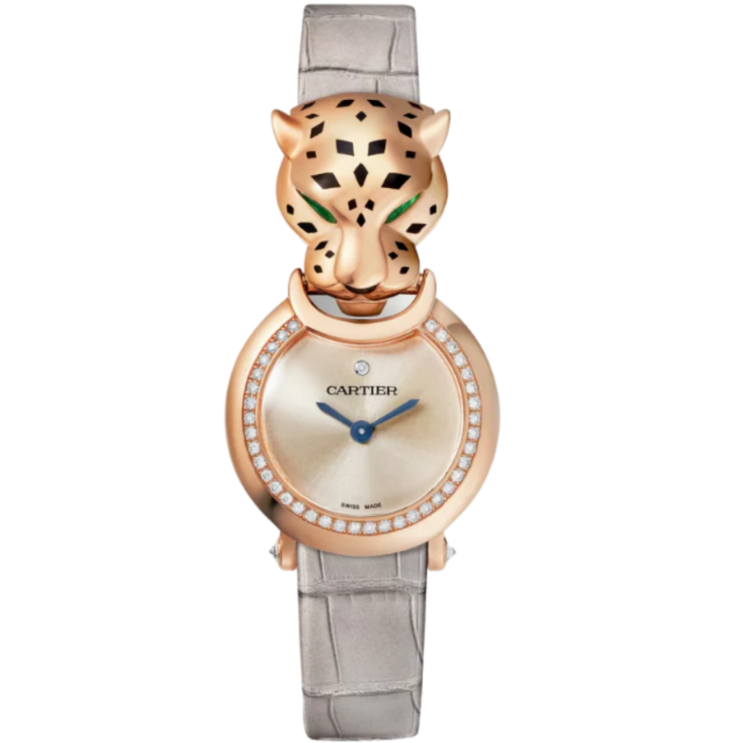 LA PANTHERE DE CARTIER 24 MM ROSE GOLD WITH PINK DIAL