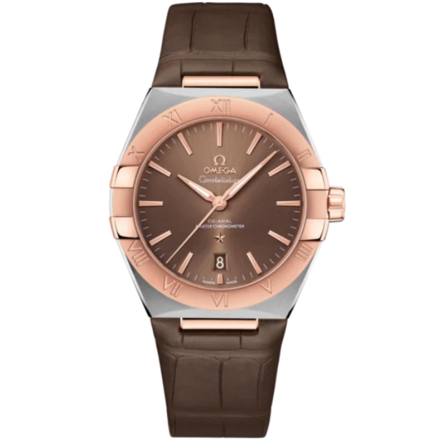 CONSTELLATION 39 MM STAINLESS STEEL - SEDNA™ GOLD WITH BROWN DIAL