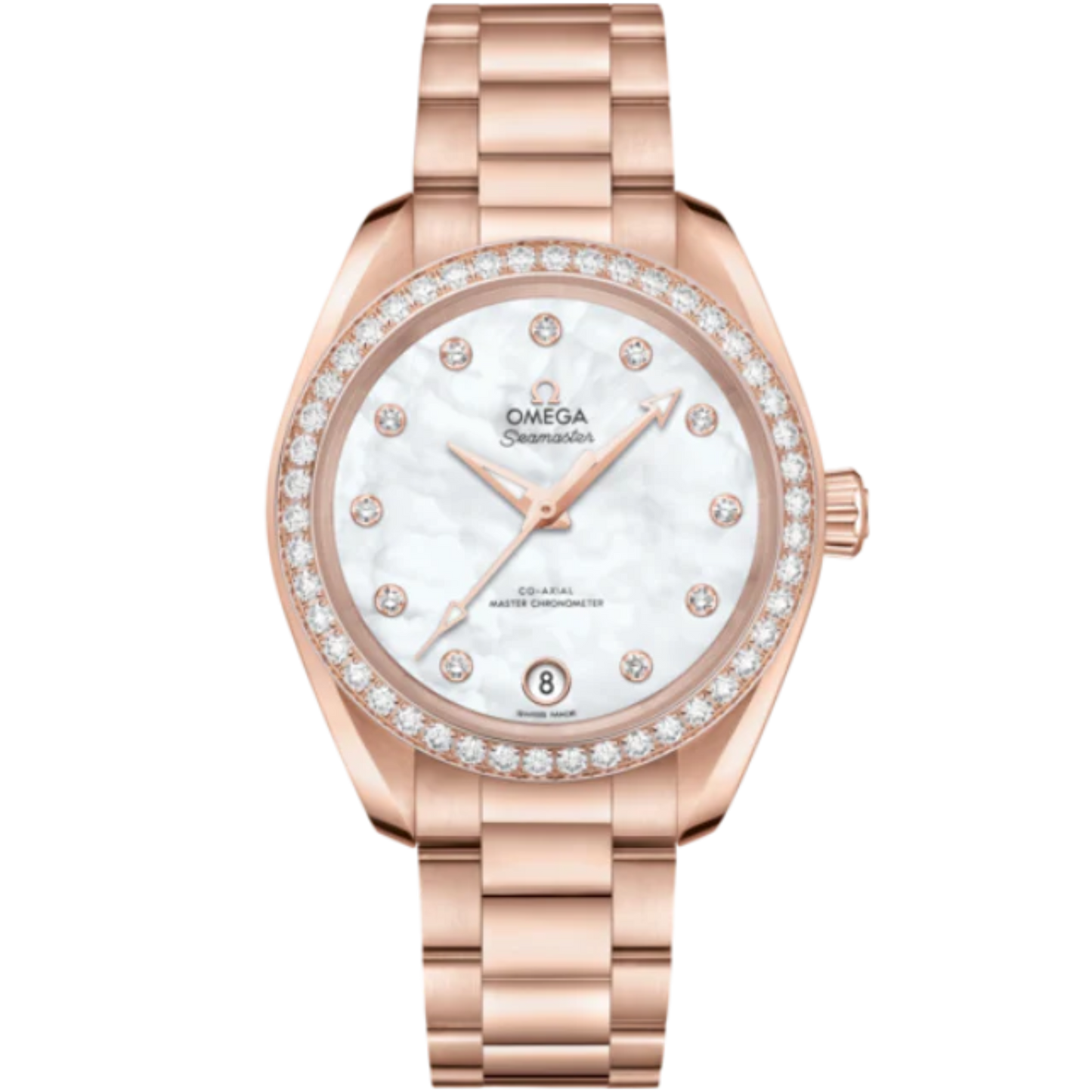 SEAMASTER AQUA TERRA 150M 34 MM SEDNA™ GOLD WITH MOTHER OF PEARL DIAL