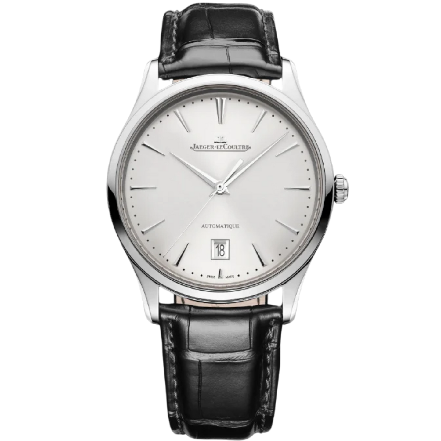 MASTER ULTRA THIN DATE 39 MM STAINLESS STEEL WITH SILVER GREY DIAL