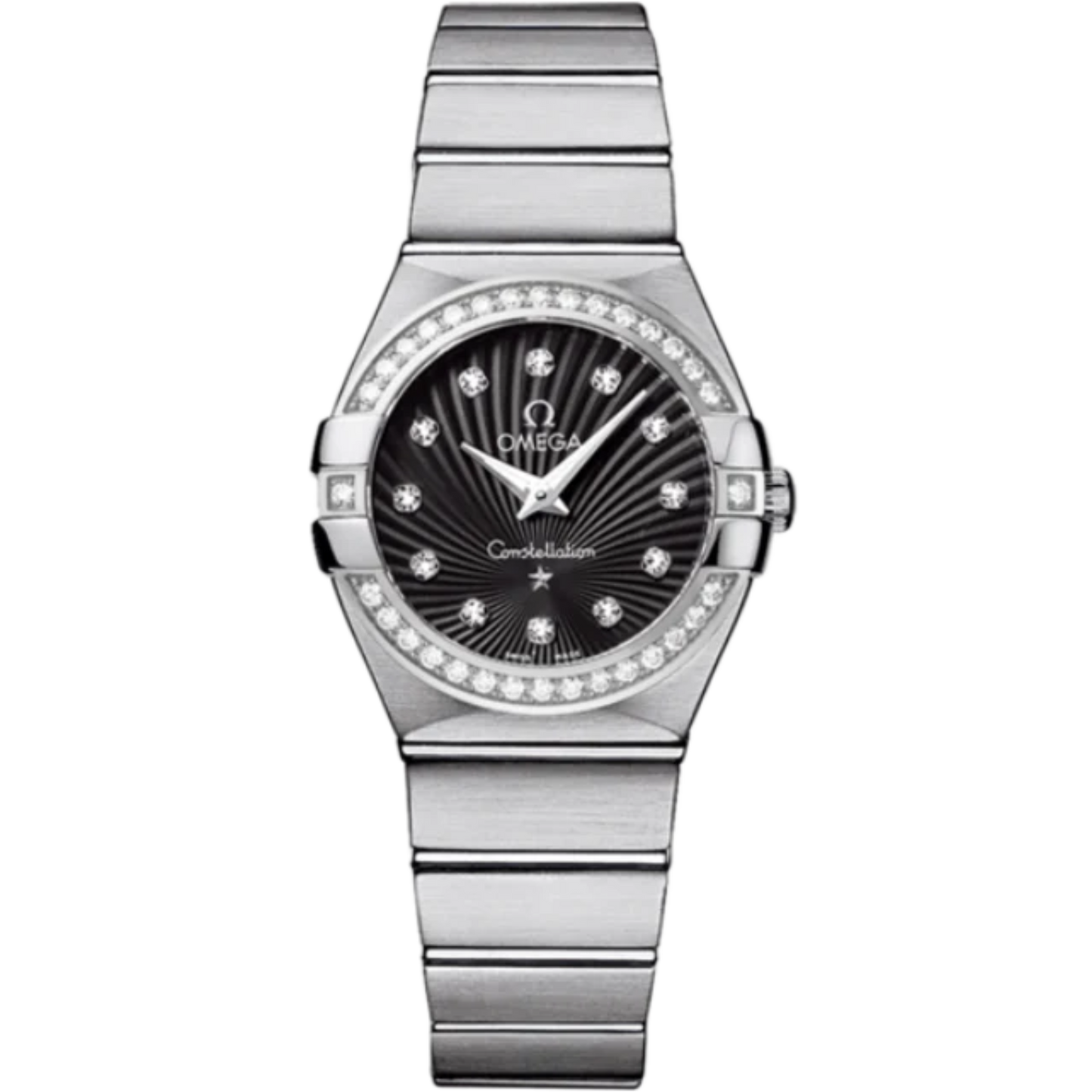 CONSTELLATION 27 MM STAINLESS STEEL WITH BLACK DIAL