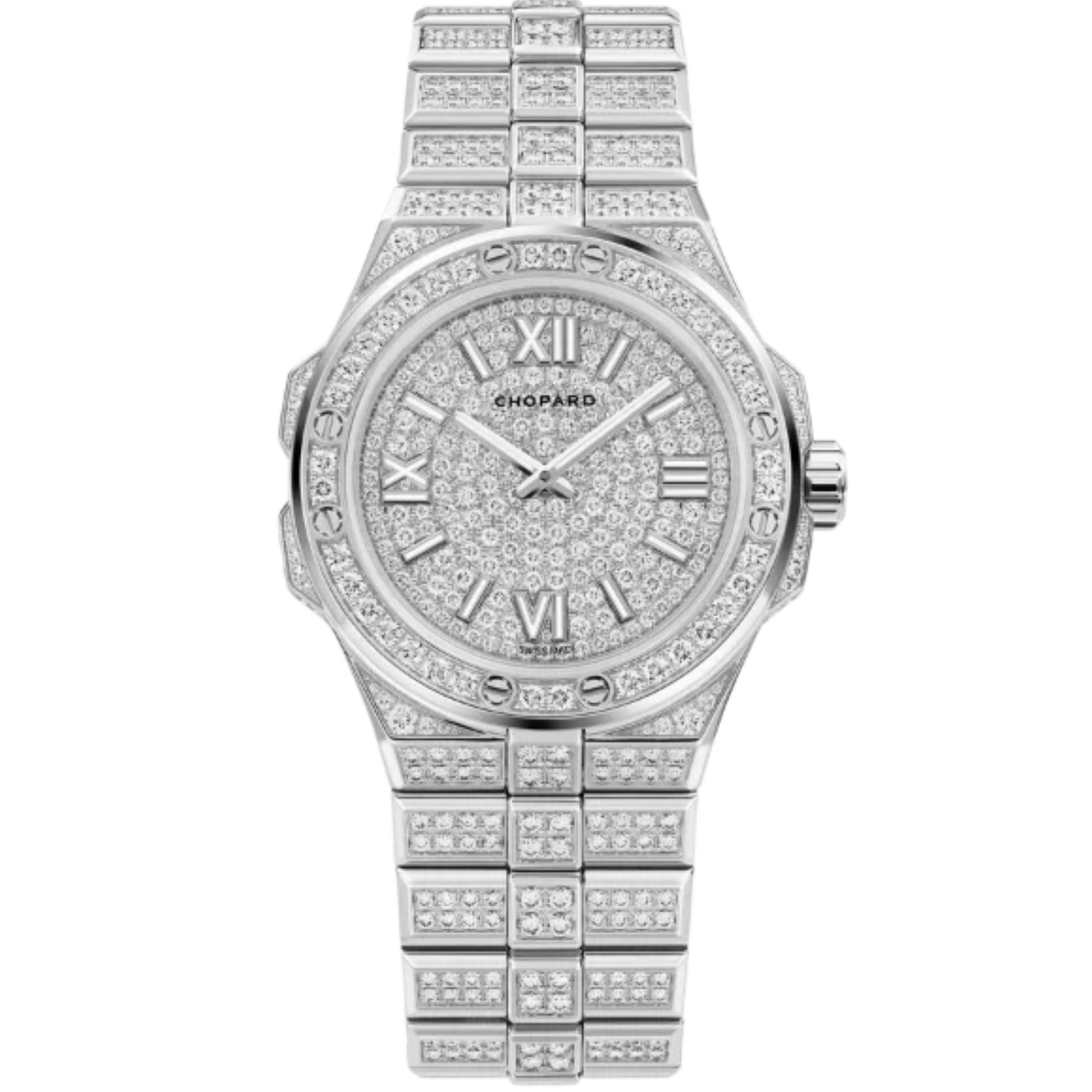 ALPINE EAGLE 36 MM ETHICAL WHITE GOLD WITH WHITE DIAL