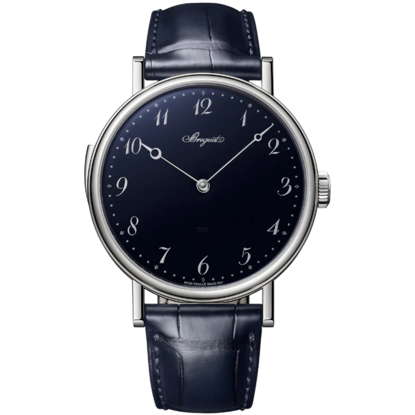 CLASSIQUE REPETITION MINUTES 7637 42 MM WHITE GOLD WITH BLUE "GRAND FEU" ENAMEL DIAL