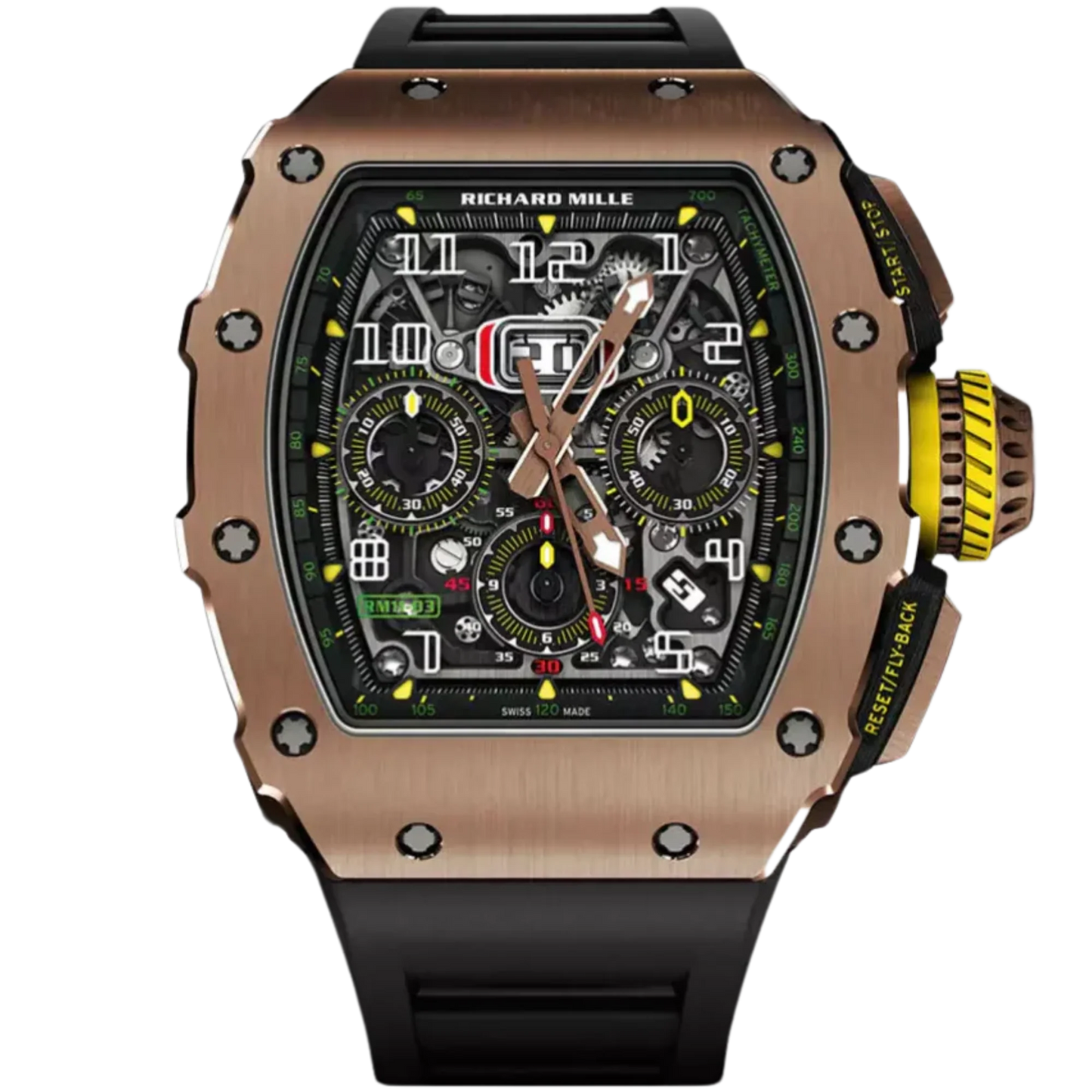 Richard Mille RM11-03 Full Rose Gold Flyback Chronograph